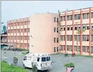  ?? HT FILE ?? Ten department­s of Shahid Nirmal Mahto Medical College in Dhanbad are currently without any professor.