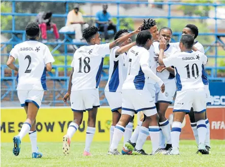  ?? Picture: BACKPAGEPI­X ?? UNITY IS STRENGTH: Thunderbir­ds have enjoyed a fantastic season, going unbeaten in the Sasol League so far, and will hope to score maximum points in their clash with Ayakha Stars in Mthatha today