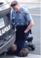  ?? DARNELLA FRAZIER VIA AP ?? Minneapoli­s police officer Derek Chauvin, shown kneeling on George Floyd’s neck, is charged with third-degree murder and second-degree manslaught­er in Floyd’s death.