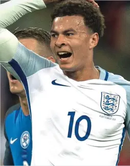  ??  ?? In trouble? Alli could be banned for ‘offensive behaviour’