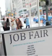  ?? REUTERS ?? New claims for unemployme­nt benefits came in lower than expected, showing the job market remains strong.