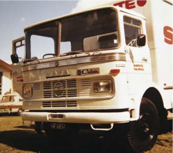 ??  ?? For a two year period, Tata trucks were imported from India and assembled on the North Shore
