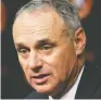  ??  ?? Rob Manfred