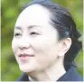  ??  ?? Meng Wanzhou