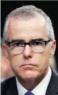  ??  ?? Andrew McCabe