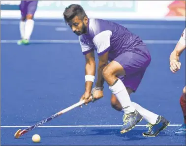  ?? HOCKEY INDIA ?? Under Manpreet Singh, India finished joint winners with Pakistan at the Asian Champions Trophy in Oman last month.