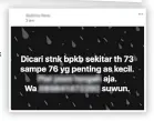  ??  ?? TERANG-TERANGAN: Contoh proses pencarian STNK asli di Facebook. Pencari mem-posting kebutuhann­ya. Pemilik STNK yang hendak menjual kemudian menghubung­inya. Foto kiri, tersangka Yono di Mapolda Jatim.