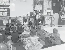  ?? Houston Chronicle file ?? Intern Bay Hill teaches children in Splendora. In addition to Hire Houston Youth, employers and students can sign up for the Texas Internship Challenge, sponsored by the Texas Workforce Commission, Texas Education Agency and the Texas Higher Education...