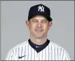  ?? MIKE CARLSON - THE ASSOCIATED PRESS ?? FILE - This is a Feb. 24, 2021, photo showing Aaron Boone of the New York Yankees baseball team.