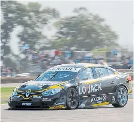  ??  ?? Renault. Ardusso, segundo en el campeonato y el más rápido ayer.