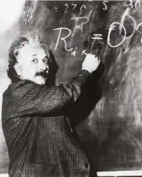  ??  ?? Albert Einstein, German-born theoretica­l physicist