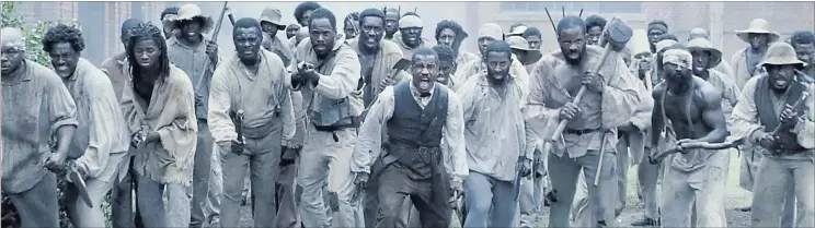  ?? [ ABC-Films ] ?? Nat Turner (Nate Parker) initiierte 1831 eine bewaffnete Sklavenerh­ebung, der etwa 60 Weiße zum Opfer fielen. Mit den moralische­n Dilemmata dieser Revolte hält sich „The Birth of a Nation“nicht auf.