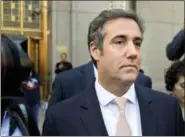  ?? SETH WENIG, FILE - THE ASSOCIATED PRESS ?? In this April 26 file photo, Michael Cohen leaves federal court in New York.