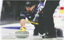  ?? KEVIN KING FILES ?? Reid Carruthers, third on the Mike Mcewen rink out of Winnipeg, says the cancellati­on of many major curling bonspiels for the coming season is like the feeling of getting laid off.