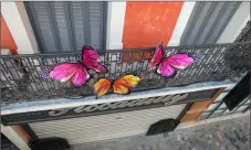  ??  ?? papillons au balcon