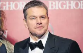  ?? PHOTO: DANNY MOLOSHOK/REUTERS ?? Matt Damon slams Harvey Weinstein for alleged behaviour but says Louis CK shouldn’t have lost work