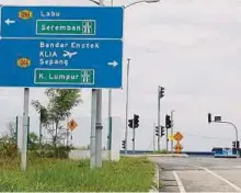  ??  ?? The Malaysia Vision Valley stretches from Port Dickson to Seremban and Nilai.