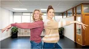  ?? VANESSA LAURIE/STUFF ?? Jodie Leach, left, and former The Block NZ star Yanita Hall have launched Alegria Latin Dance, the first school dedicated solely to teaching salsa and bachata in Taranaki.