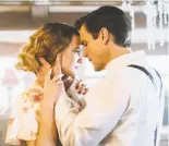  ?? Jennifer Clasen / Amazon Prime Video ?? Dominique McElligott as Kathleen Moore and Matt Bomer as Monroe Stahr, a latter-day Gatsby, in “The Last Tycoon.”