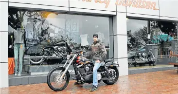  ??  ?? RARING TO GO: Nick Benn is revved up for the Harley-Davidson Garden Route roadshow coming to Pine Lodge in Port Elizabeth tomorrow