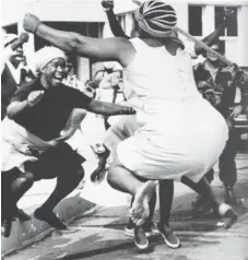  ??  ?? ABOVE: Zimbabwean­s dance and ululate on April 18, 1980 and have been doing so ever since (TOP PICTURE)