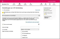  ??  ?? Die Bedienober­fläche des Speedport Pro ist typisch Telekom – wobei der Router mehr Funktionen bietet als manch anderes Speedport-Modell.