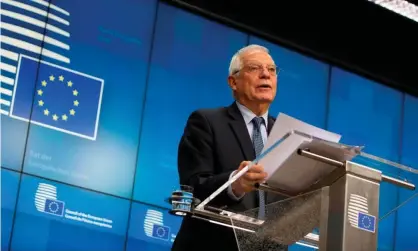  ?? Photograph: Virginia Mayo/AFP/Getty Images ?? The EU foreign affairs chief, Josep Borrell, has said tensions between China and the US have become the main axis of global politics.