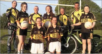  ?? Photo by Moss Leane ?? Front: Sharon Breen (left) and Michaela Breen. Back row: Kieran Fleming, Edel Brosnan, Marcus Cronin, Ciara Fitzgerald, Eamonn Breen, John Bradley and Margo Brosnan.