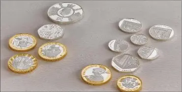  ??  ?? The range of commemorat­ive coins will be issued by the Royal Mint throughout 2020