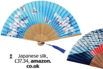 ??  ?? Japanese silk, £37.34, amazon. co.uk