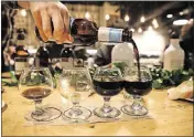  ?? CHRIS SWEDA/CHICAGO TRIBUNE ?? Goose Island’s 2016 Bourbon County Stout Brand beers.