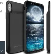  ??  ?? Newdery 6,000mAh Rechargeab­le External Charging Case