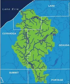  ??  ?? Chagrin River Watershed Partners have worked 25years to ensure the longterm health of this area.