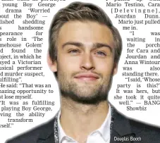  ??  ?? Douglas Booth