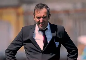  ?? LAPRESSE ?? Marco Giampaolo, 48 anni, in A ha allenato Cagliari, Siena, Catania, Cesena ed Empoli