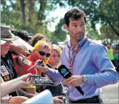  ??  ?? ADMIRACIÓN. Webber espera ver a Alonso con un buen coche.