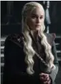  ?? HELEN SLOAN/COURTESY OF HBO ?? Emilia Clarke in season 7 of “Game of Thrones” on HBO.