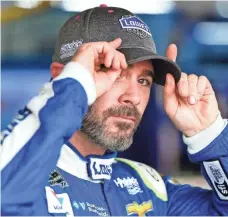  ?? ADAM HAGY, USA TODAY SPORTS ?? Jimmie Johnson says, “We’ve got to get some speed in our cars, and we’ve got to win a race.