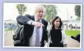  ?? Photo by Grant Humphreys www.buyaphoto
tms.co.uk NL20141050­5_04 ?? HOPEFUL: Boris Johnson arrives for the selection meeting with his wife, Marina