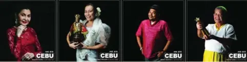  ??  ?? EXHIBIT.“We Are Cebu” photo exhibit displaying images and items of arts and heritage.