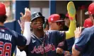 ?? Photograph: Kim Klement Neitzel/USA Today Sports ?? Ronald Acuña Jr should be in contention for MVP honors.