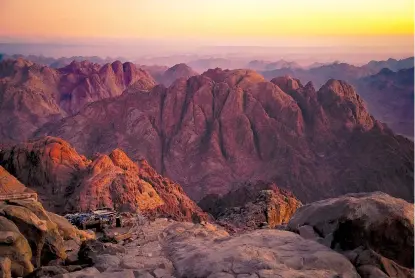  ?? (Wikimedia Commons) ?? WHAT IS thought to be Mount Sinai today, in Egypt’s Sinai Peninsula.