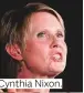 ??  ?? Cynthia Nixon.