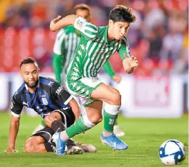  ?? MEXSPORT ?? Diego Lainez fue titular con el Betis.