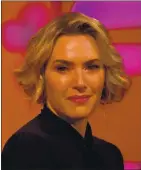  ??  ?? Kate Winslet See Question 6.