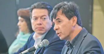  ??  ?? El próximo coordinado­r de Comunicaci­ón Social del gobierno federal, Jesús Ramírez Cuevas, aseguró que la siguiente administra­ción no utilizará a la publicidad para modificar líneas editoriale­s.