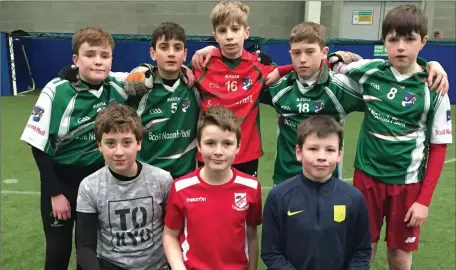  ??  ?? Pictured are students from Scoil Mhuire in Ardee during their big breakfast morning Walshestow­n. Back Row: Charlie Murphy; Louis Laclie; Adam Cassidy; Ciarán Caffrey; James McGlew. Front Row: Jack Laffey; Conor Murphy; Colm Hackett