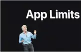  ?? JOSH EDELSON
AGENCE FRANCE-PRESS ?? Apple’s software chief Craig Federighi said Monday that the company will stop “Like” or “Share” buttons from tracking users without permission.