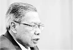  ?? — Bernama photo ?? Mustapa says a total ban would be complicate­d as many European companies were present in Malaysia and vice versa.