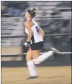  ?? STAFF PHOTO BY TED BLACK ?? Patuxent High School senior Abby Alderman is the SMAC Field Hockey Player of the Year for 2021.